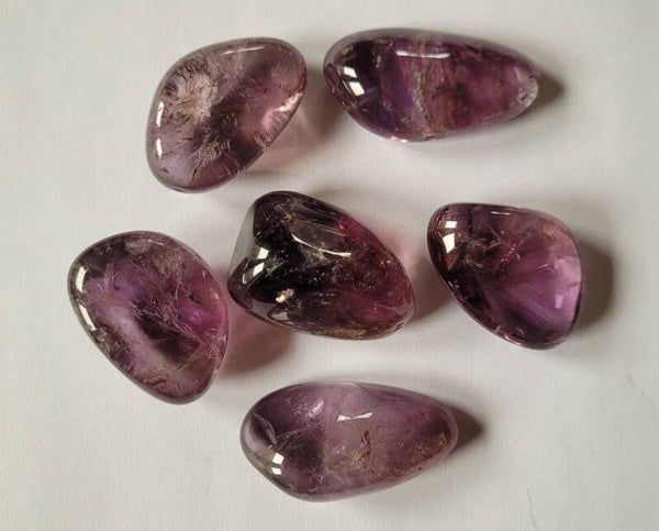 Trommelsteen heldere Amethyst 3,5 a 4 cm Congo