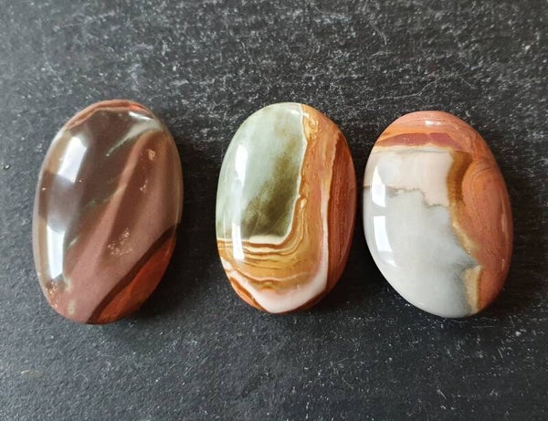 Zeepsteen Polychroom jaspis ca. 6,5 cm Polychrome jasper