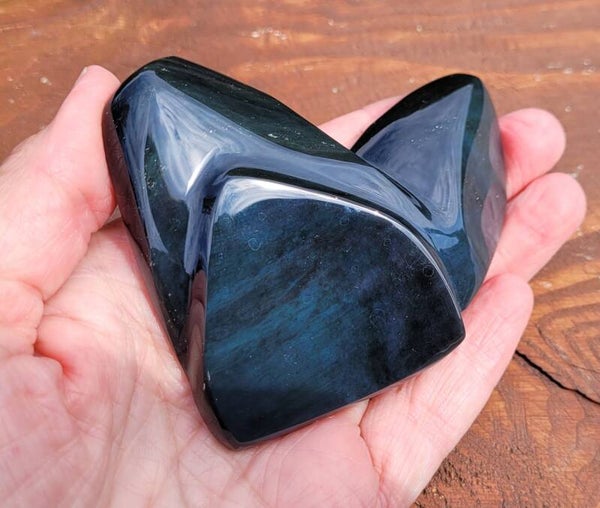 Sculptuur Regenboog Obsidiaan 105 gr. 8 cm Rainbow Obdidian
