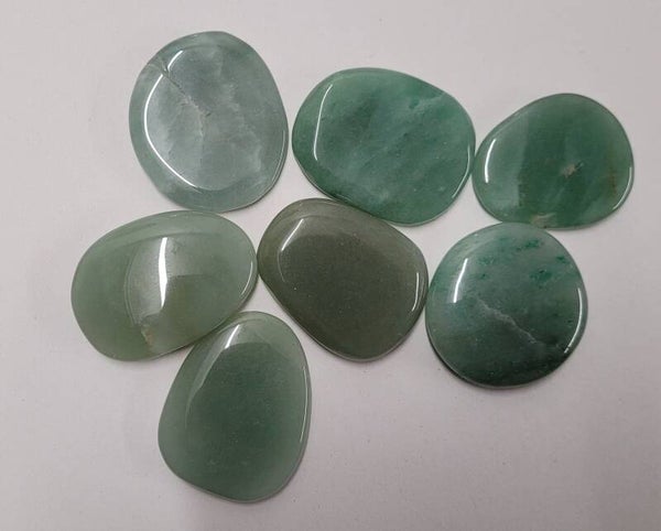 Schijf Aventurijn ca. 4 cm ovaal Aventurine aventurin