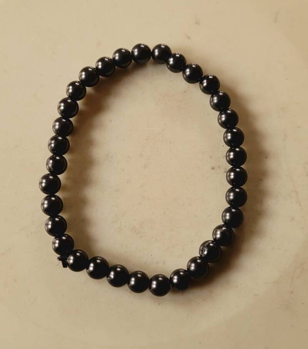 Armband bolletjes Shungiet 6 mm Schungite Shungite