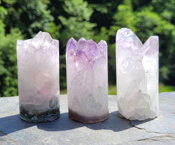 Amethist cilinders 8 cm Amethyst Zylinder,  Amethyst Cylinder