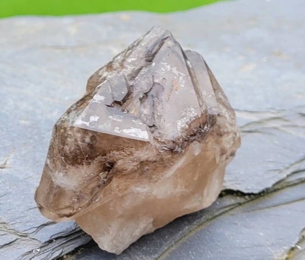 Ruwe Elestiaalkwarts Rookkwarts 154 gr. 6 cm Elestial Rauchquarz,  Elestial Smoky Quartz