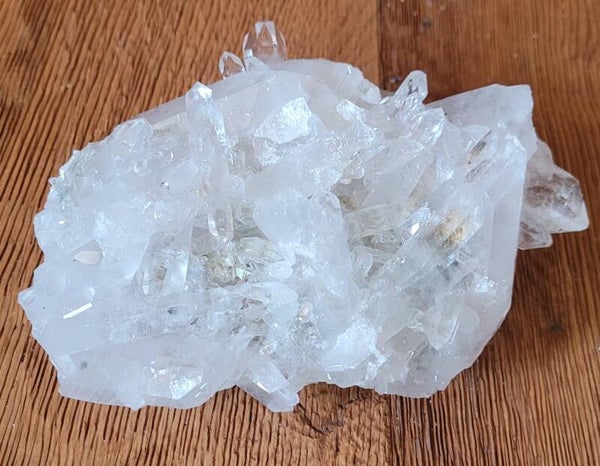 Cluster Bergkristal Diamantina dubbelzijdig 477 gr. 14 cm Doppelseitig kristalle Stufe Bergkristall, cluster clear Quartz Diamantina