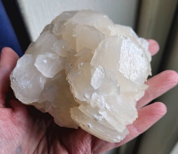 Cluster Calciet kristallen 597 gr. 10 cm stufe Calcit, Cluster Calcit Trepča