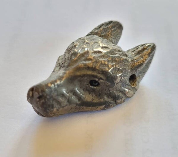 Pyriet Wolf hanger 4 cm Pyrit Wolf Pyrite pendant