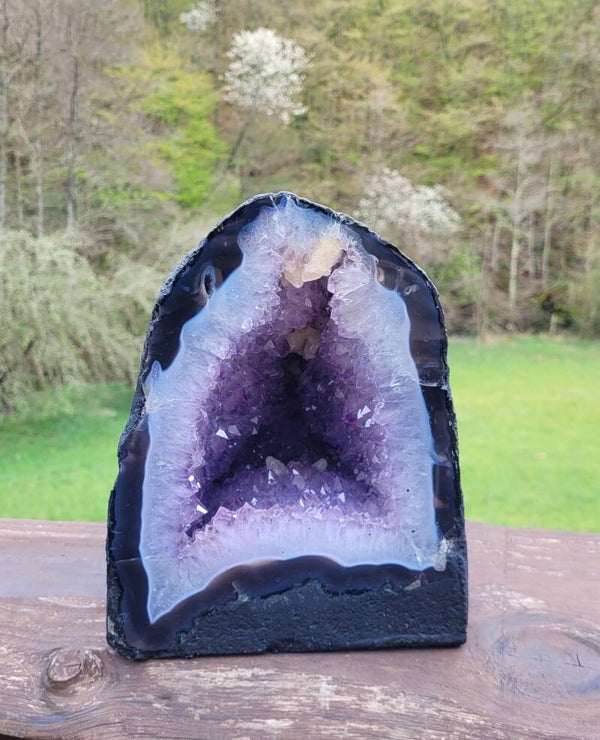 Geode Amethist 6,35 kg. 23 cm Druse Amethyst, Geode Amethyst Brasil