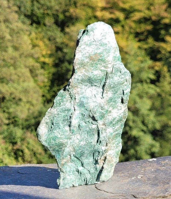 Ruwe Fuchsiet 416 gr. 16 cm Roh Fuchsit, Rough Fuchsite