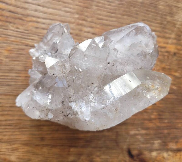 Cluster Bergkristal dubbeleinder 303 gr. 9 cm Stufe Bergkristall doppelender, cluster Clear Quartz