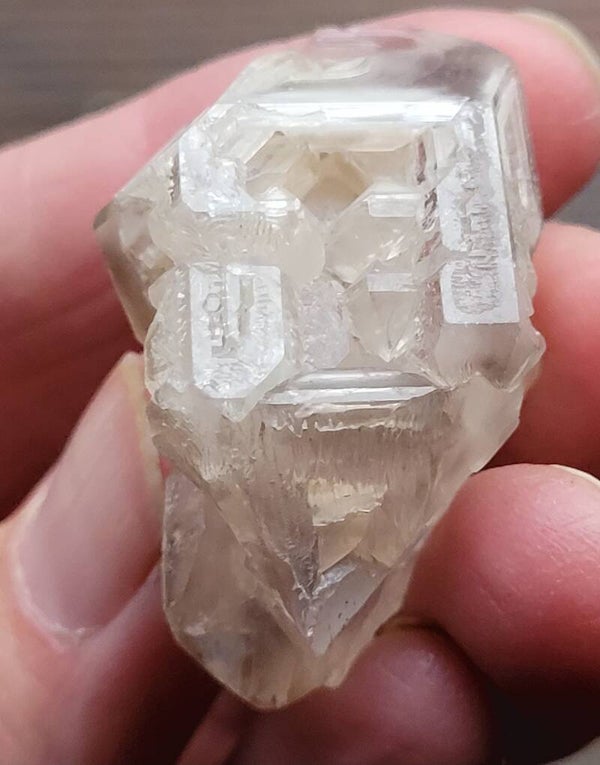 Windowquartz Brandberg dubbeleinder kristal 15 gr. 3,5 cm Windowquartz Brandberg crystal,  Fensterquarz kristall