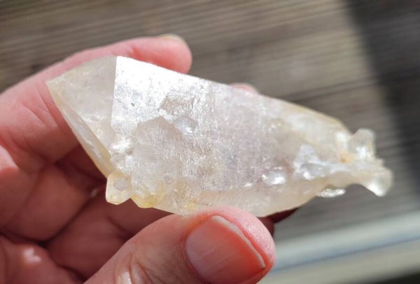 Arkansas Floater Bergkristal,  7 cm 57 gr. Schwimmer Kristall, Floater crystal mt. Ida
