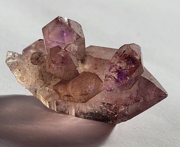 Shangaanquartz Amethyst Siriusquartz 3,5 cm 9 gr. Shangaankwarts met dubbeleinders, Shangaanquarz doppelender