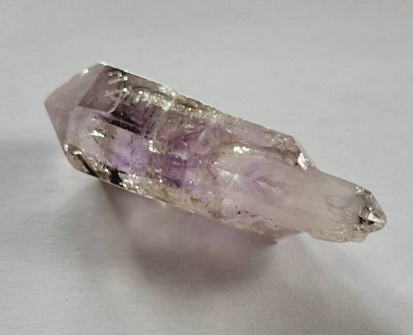 Shangaanquartz Amethyst 4,5 cm 11 gr. Shangaankwarts dubbeleinder, Shangaanquarz doppelender, Siriusquarz