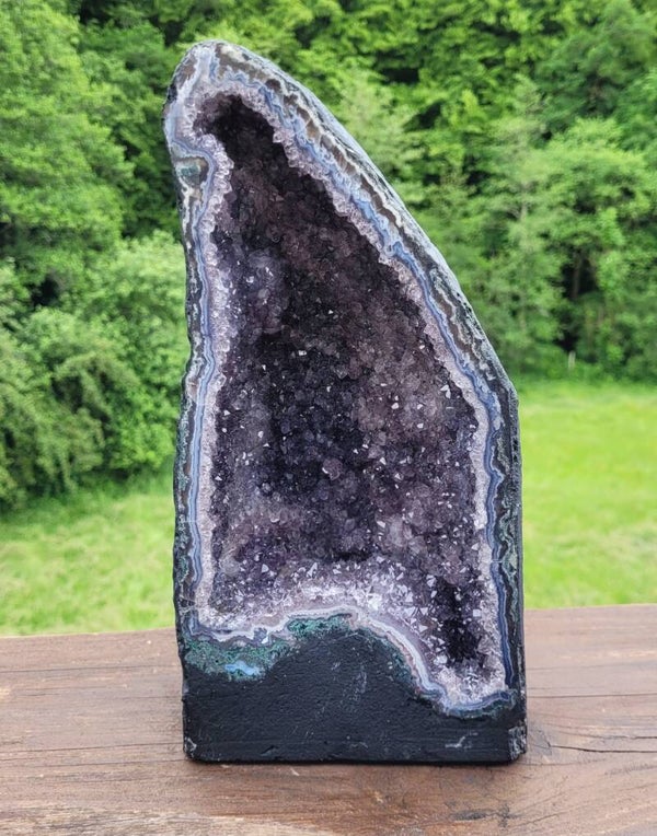 Amethist Geode 5 kg. 28 cm Amethyst druse, Amethyst Geode Brasil