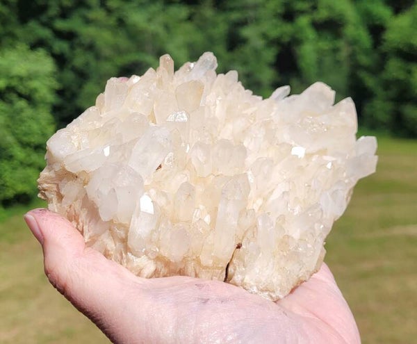 Cluster Bergkristal 691 gr. 14 cm Stufe Bergkristall, Quartz  Cluster Madagaskar