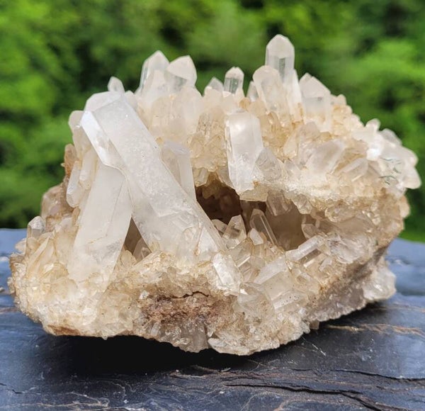 Cluster Bergkristal 501 gr. 10 cm Stufe Bergkristall, cluster Clear Quartz
