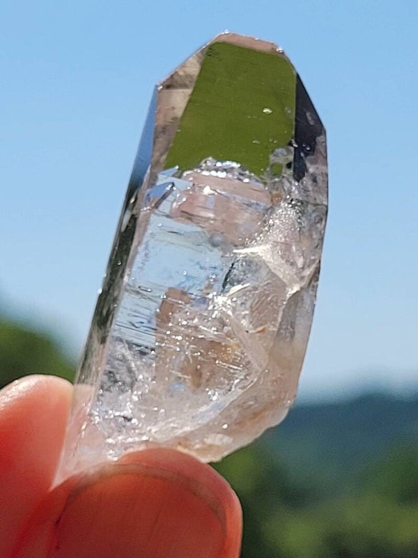 Brandberg clear crystal 12 gr. 4cm Helder kristal,Klar Kristall Brandberg Geboboseb