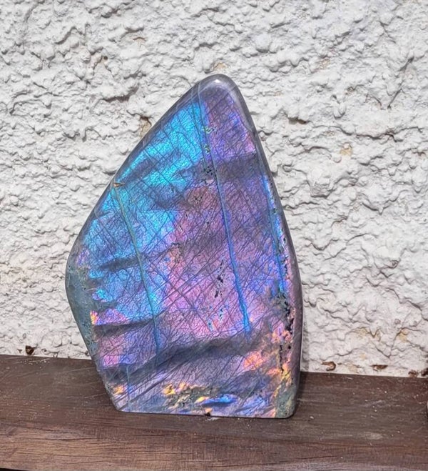 Pink Labradorith, mermaid Labradorite, Roze Labradoriet. 2 kg. 22 cm