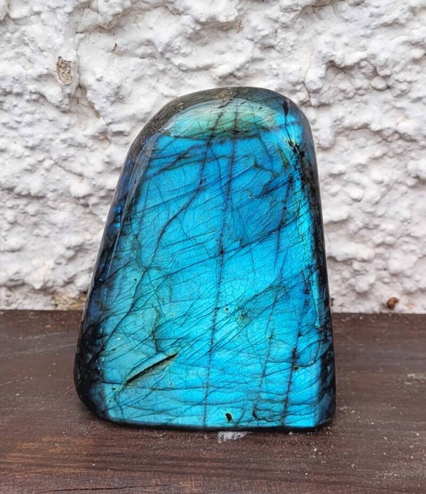 Labradoriet blue flash sculptuur 579 gr. 9 cm Labradorite,  Labradorit skulptur