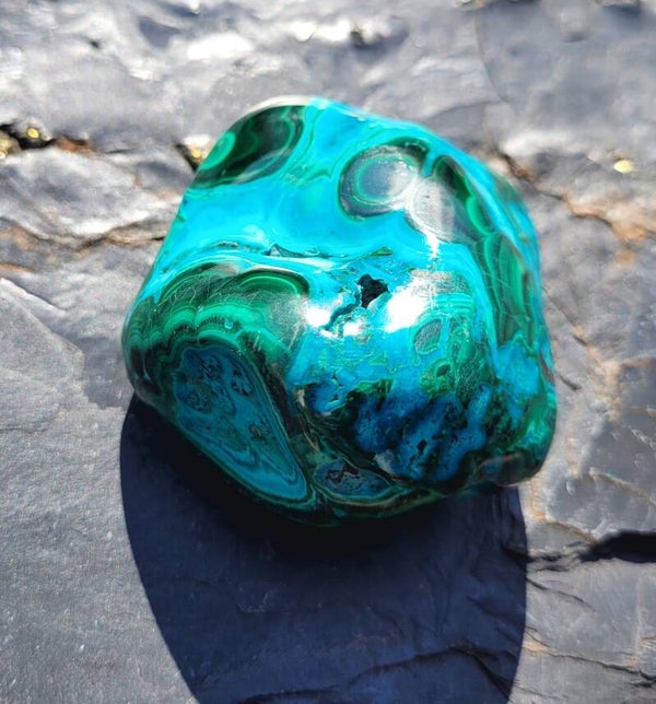Malacholl, Malachit, Chryssokoll 122 gr. 5 cm Malacholla, Malachite, Chryssocolla