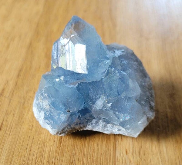 Ruwe Celestien 144 gr. 5,5 cm Roh Celestin Coelestin, Rough Celestine