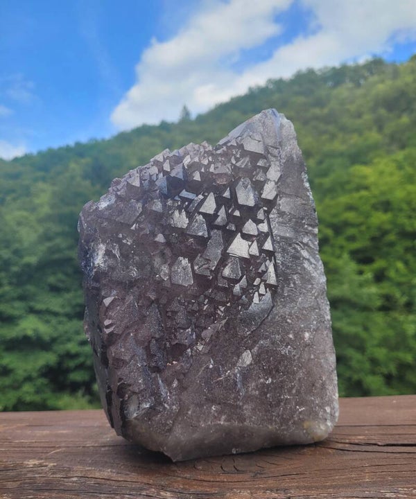 Enorme Elestiaalkwarts 3,7 kg 21 cm Groše Elestialquarz, Big Elestial smokey Quartz