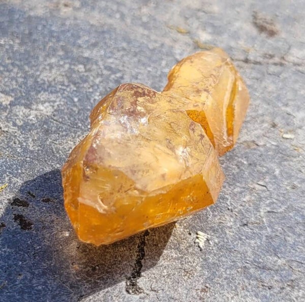 Windowquartz, Vensterkwarts ,Fensterquarz 9 gr. 4 cm Golden healer double terminated crystal