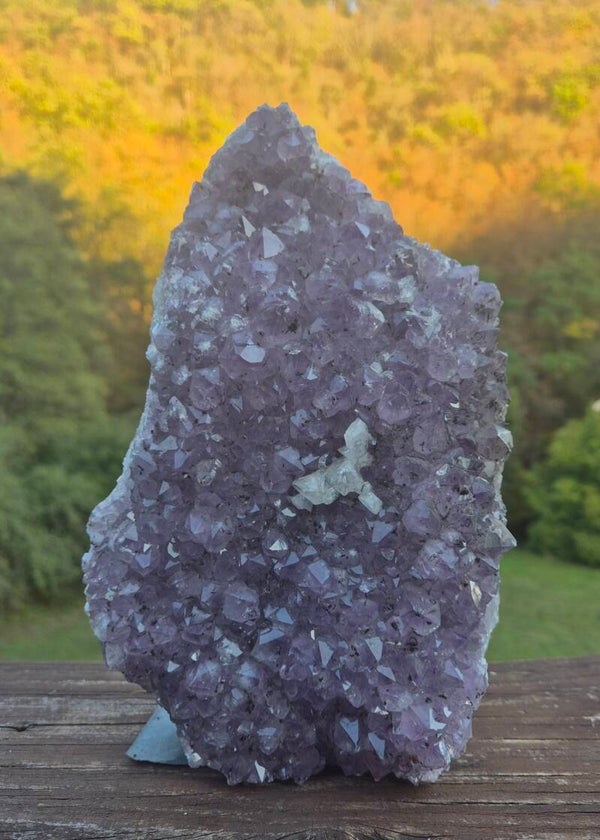 Amethyst Brasil 3,4 kg. 26 cm Amethist ruw, Amethist roh