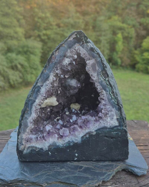 Geode Amethyst 4,65 kg 19 cm Druse Amethyst, Geode Amethist