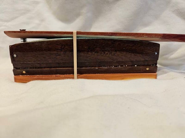 hard maple and walnut