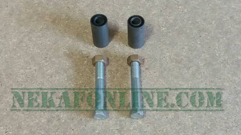 Bladveerbussen met bout en moer