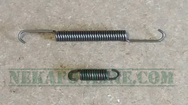 Veren tussen remschoenen