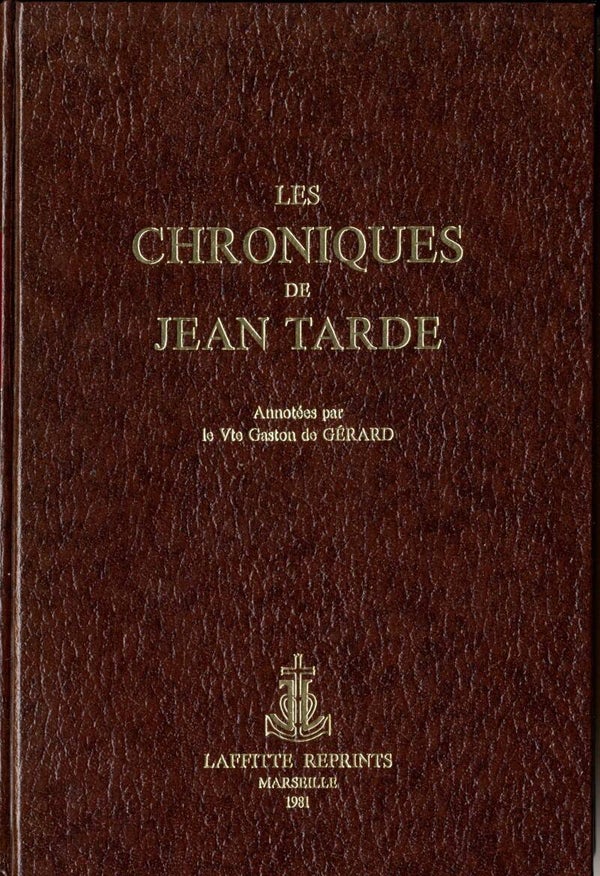 Les chroniques de Jean Tarde