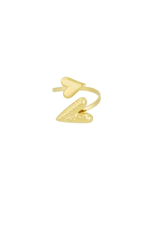 Dual affection ring - Goud