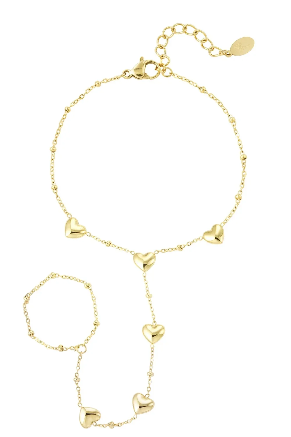 Livia hartjes Hand chain