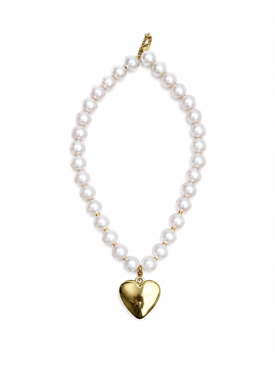 Maud parelketting met hart