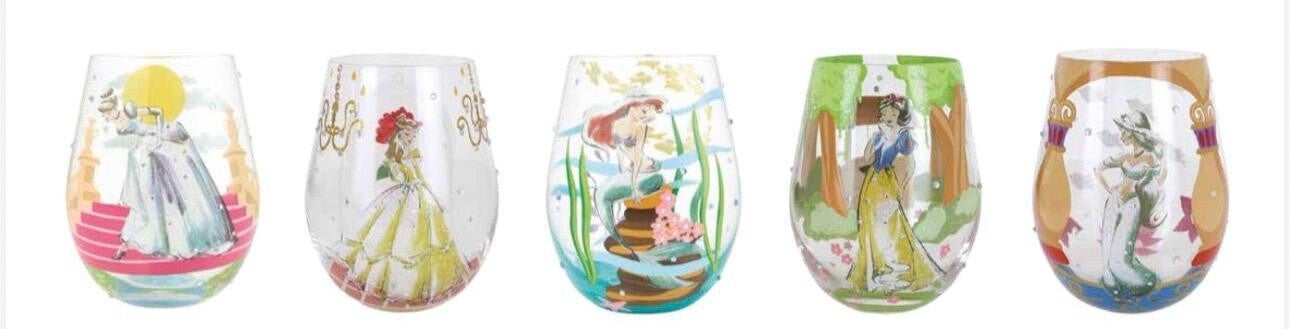 Bicchieri in vetro Disney Princess Lolita