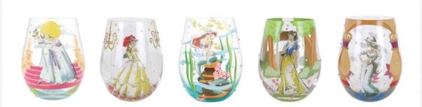 Bicchieri in vetro Disney Princess Lolita
