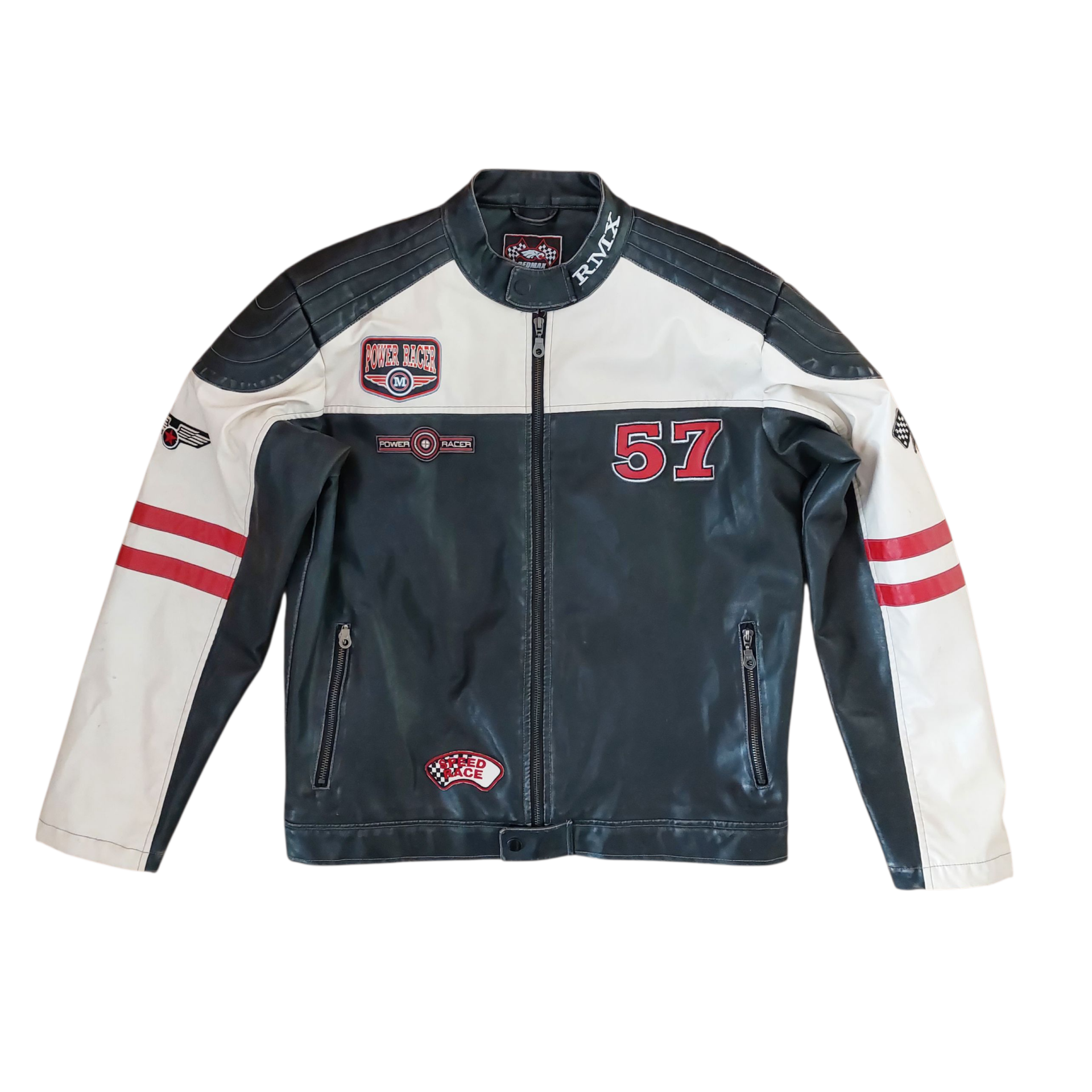 Vintage bikerjack Redmax maat L