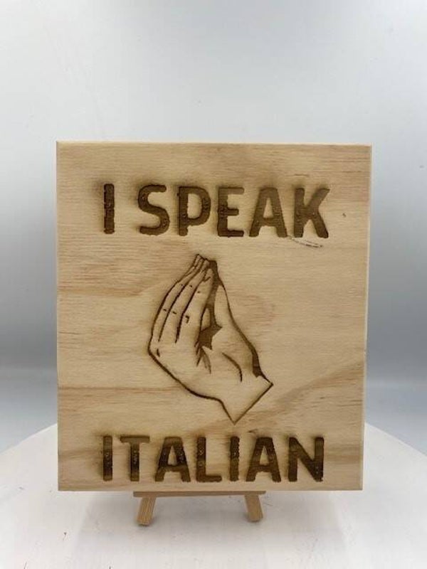 Plankje "ITALIAN"