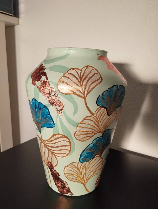 Vaas 'Fantasie met goud'