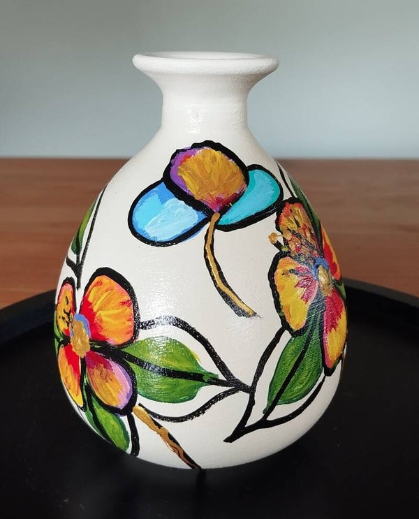 Vaasje 'bonte bloemen'