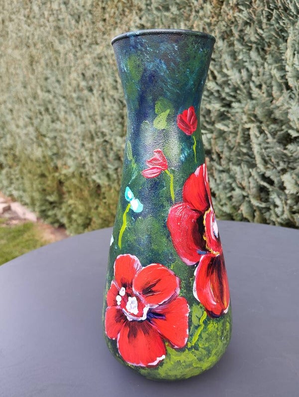 Vaas 'buurvrouws veldbloemenhoekje3'