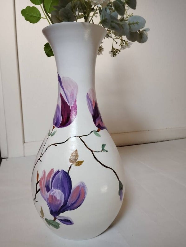 vaas 'Magnoliabloemen'