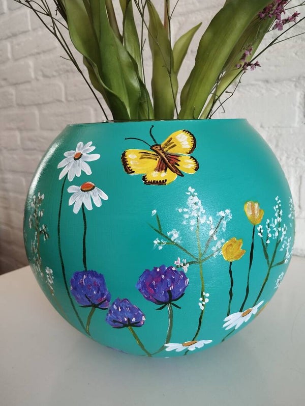 Vaas 'Voorjaar met margrietjes'