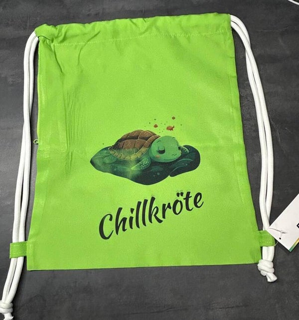 Turnbeutel Chillkröte