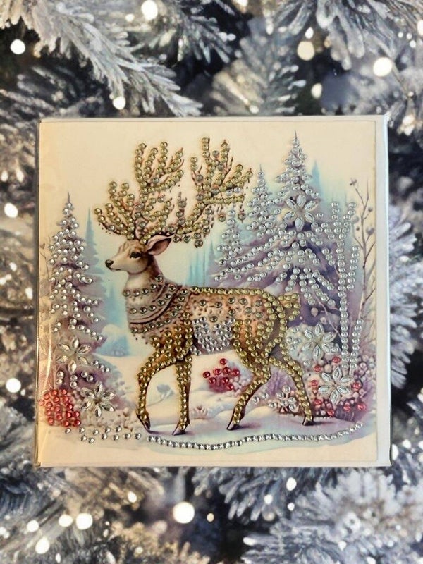 Weihnachtskarte Hirsch 6