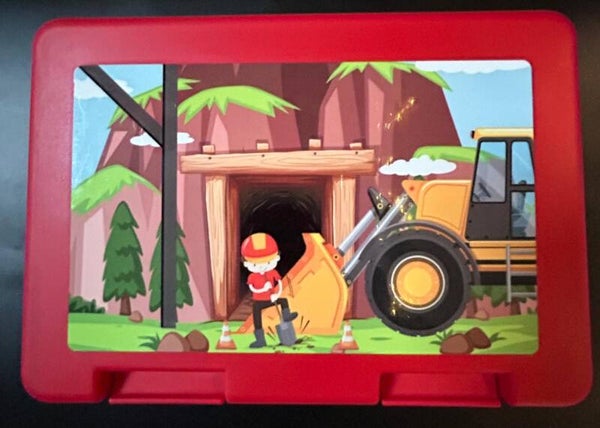 Kinder Znünibox Bagger Höhle