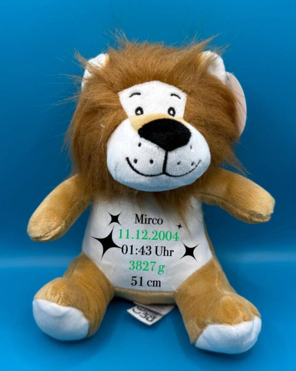 Plüschtier Löwe Geburt