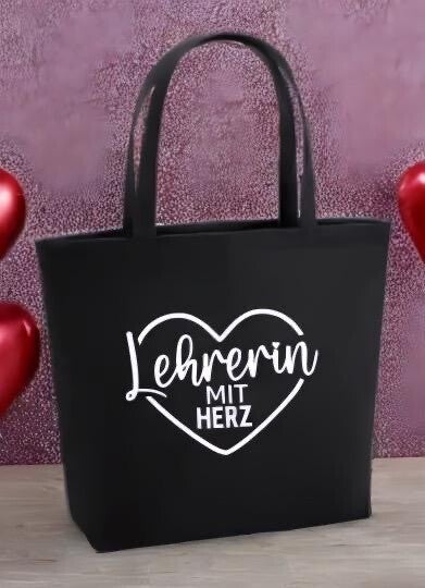 Filztasche Lehrerin mit Herz